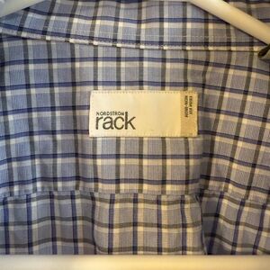 Nordstrom Rack Men's Blue Checkered Shirt